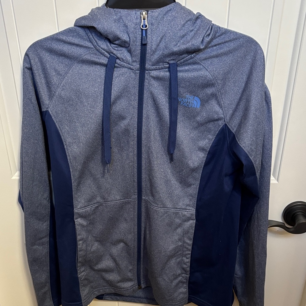 The North Face Two-Tone Blue Hooded Jacket